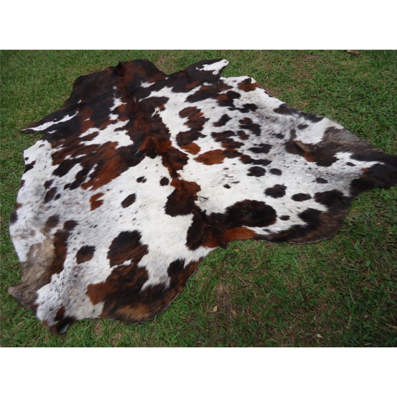 Tricolor Speckled Cowhide Rug (W0002)
